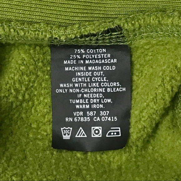 Nautica Green Fleece Long Sleeve Pullover Sweater - Picture 5 of 5